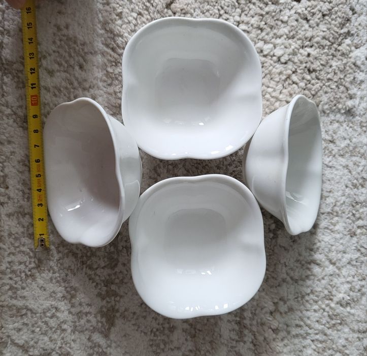 Miseczki ceramiczne białe-zestaw 4 szt