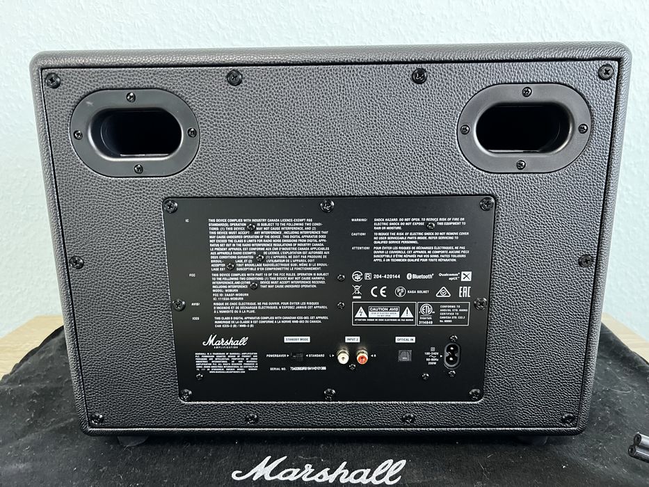 Marshall Woburn – głośnik Bluetooth | Stan bardzo dobry+ | Oryginalny koc Marshall