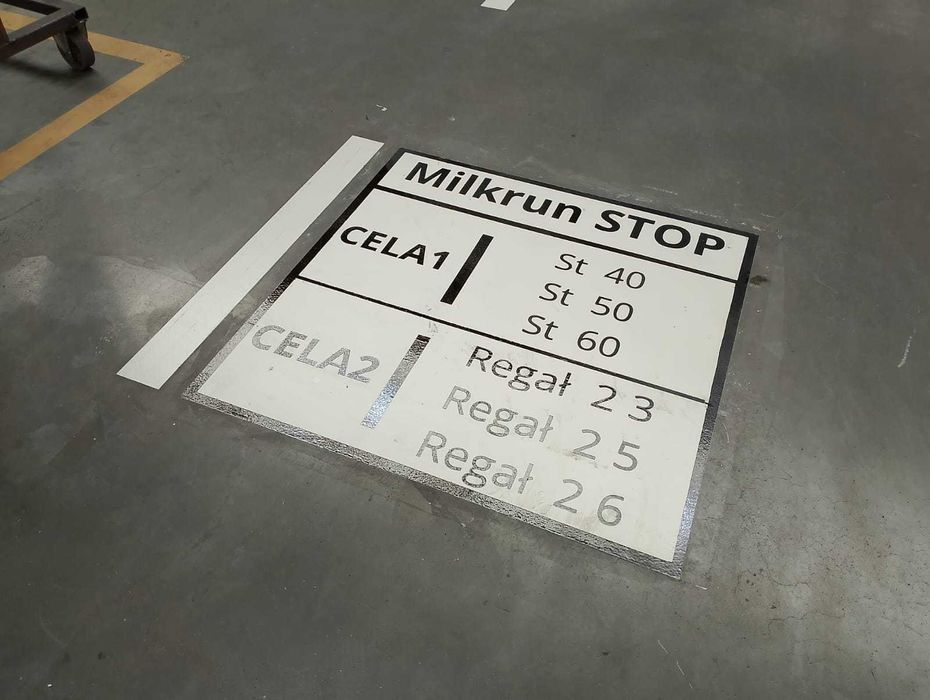 Oznakowanie Poziome Malowanie linii garaży znaki parking magazyn