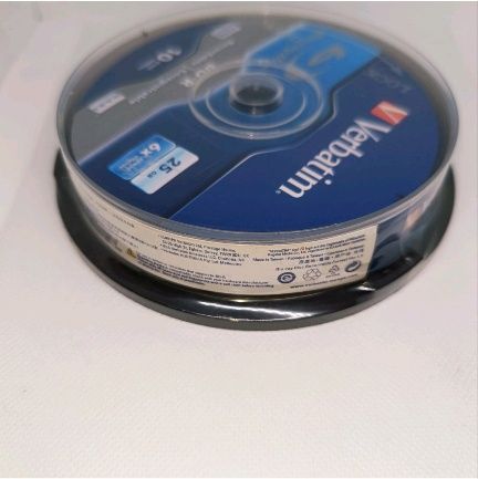 Verbatim Blu-ray BD-R 25GB 6x Speed Blank Discs 10 Pack Spindle - Novo