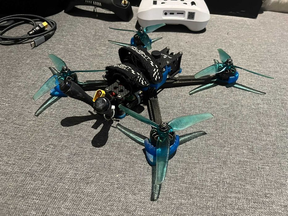 Zestaw Dron FPV + Aparatura + Gogle +  Akcesoria, Okazja!
