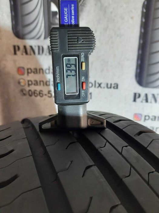 Шини 7,5мм 185/55 R15 CONTINENTAL ContiEcoContact 5 б/у літо склад