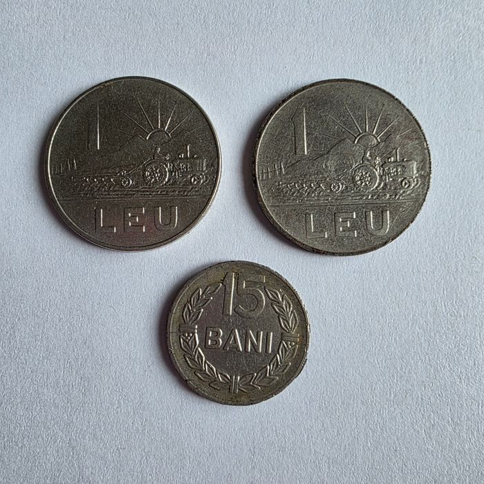 Monety, Rumunia, 3 sztuki