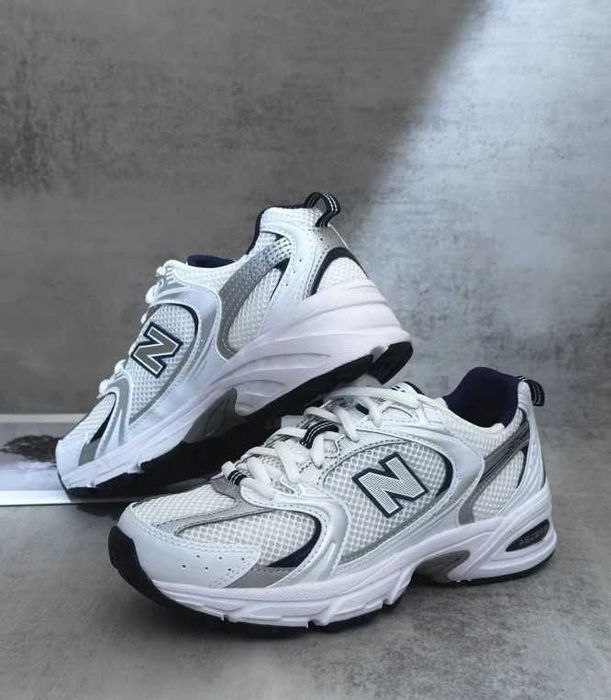 ButyDamskie New Balance 530_White_Silver_Navy_Uniseks R.38