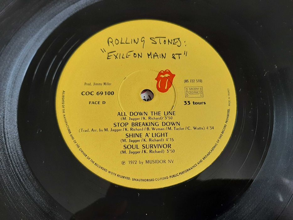 Rolling Stones - Exile On Main Street - França - 2 x Vinil LP