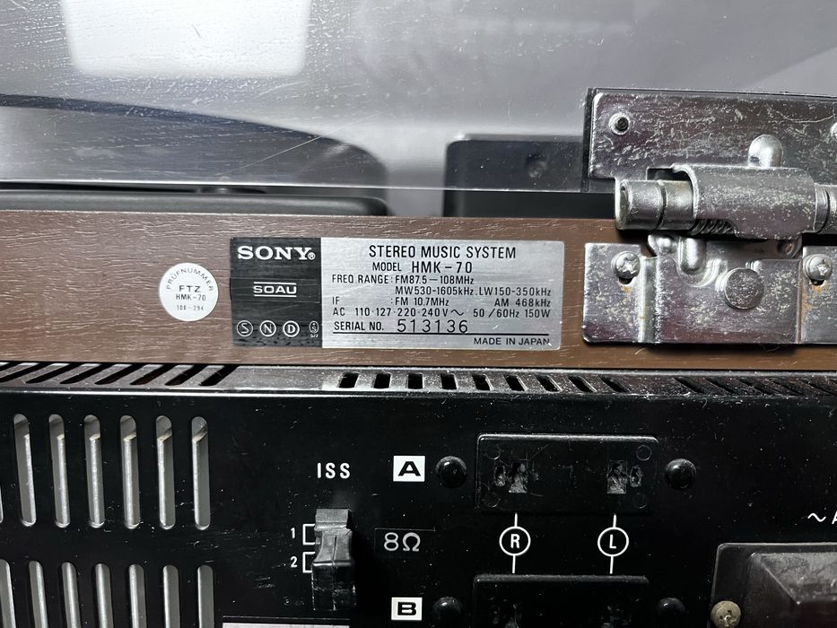 Sony Stereo Music System HMK -70