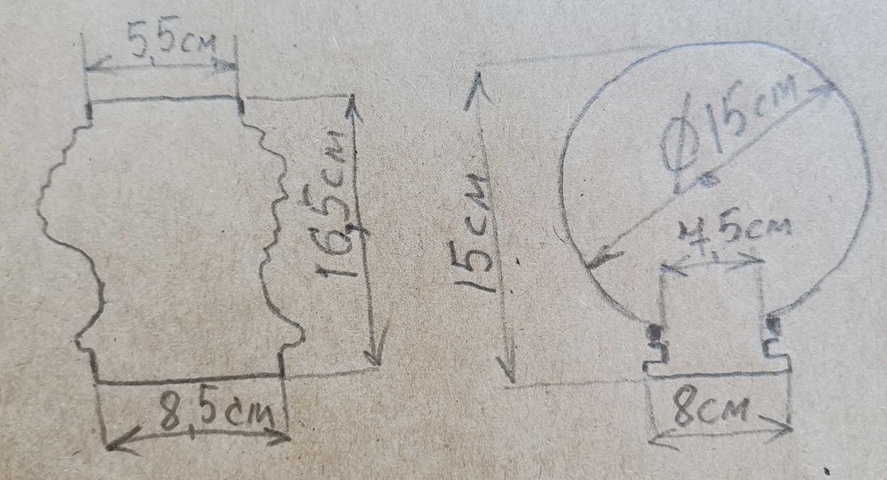 Основания для плафона і плафоны (белые, прозрачный)