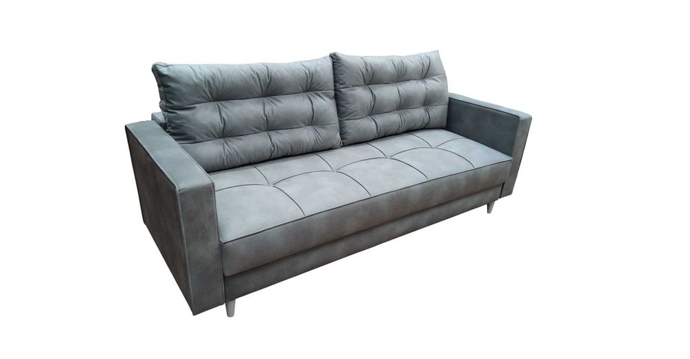 Kanapa Sofa Guzik -Pasy elastyczne + Sprężyna Bonell Premium PRODUCENT