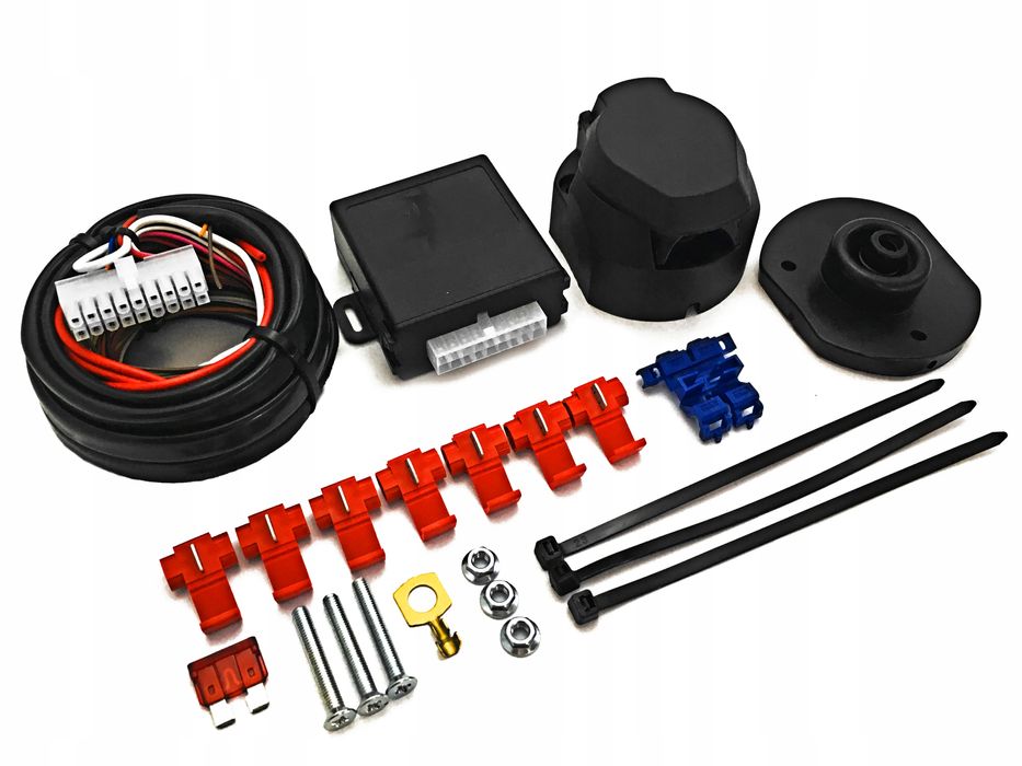 moduł 13pin + wiązka do haka z czujnikami parkowania produkt polski