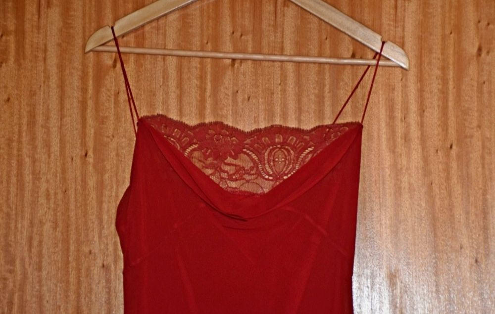 Vestido vermelho da Mango