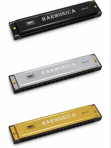 Harmonijka ustna dwurzędowa PARROT HD-24 C SILVER