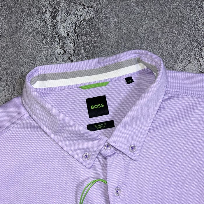 BOSS сорочка лавандова 2XL/3XL розмір оригінал нова з бірками