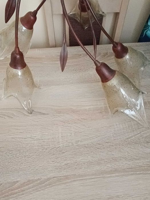 ŻYRANDOL sufitowy klasyczny kwiat