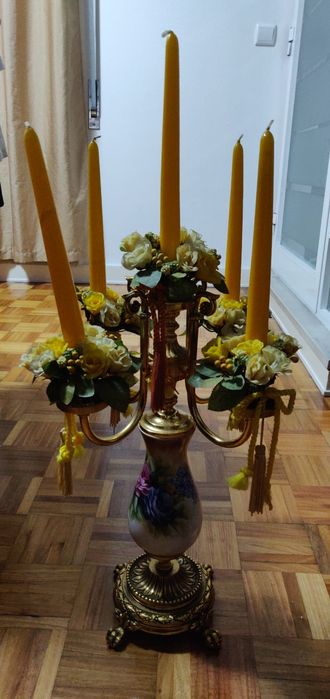 Conjunto decorativo dourado. Baixa de preço