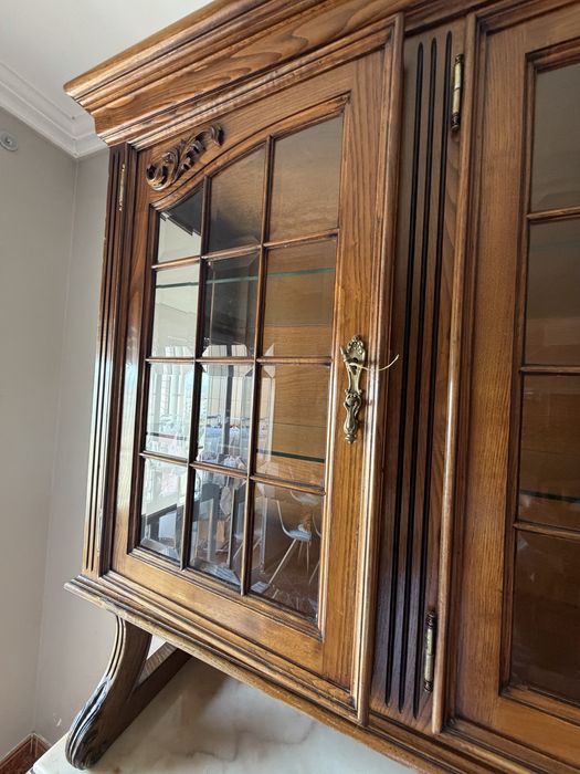 Movel da sala vintage em madeira maciça