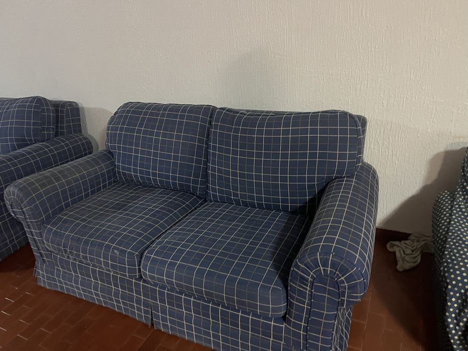 Conjunto de Sofas em tecido - dois