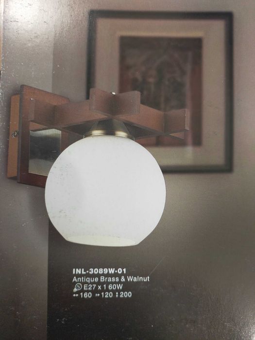 Комплект-люстра та два бра Чехія (великі лампочки) для квартири, офісу