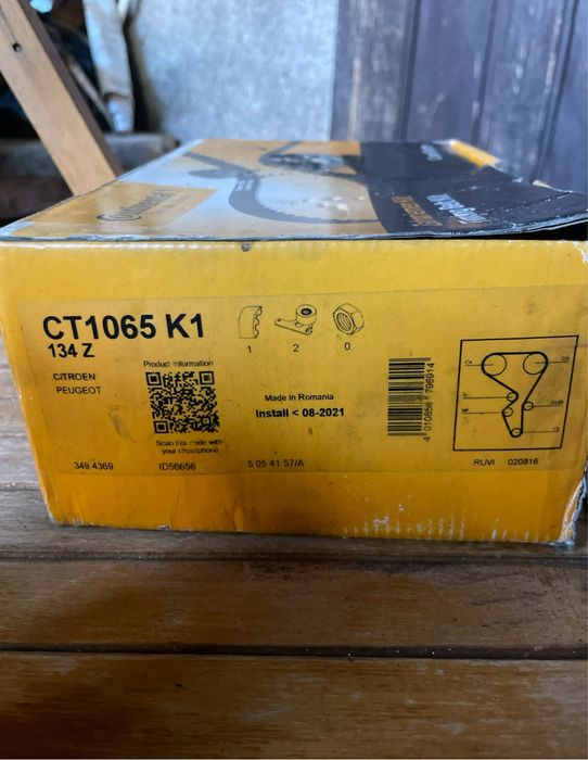 Continental contitech  Комплект зубчастих ременів+ролик  CT 1065 K1