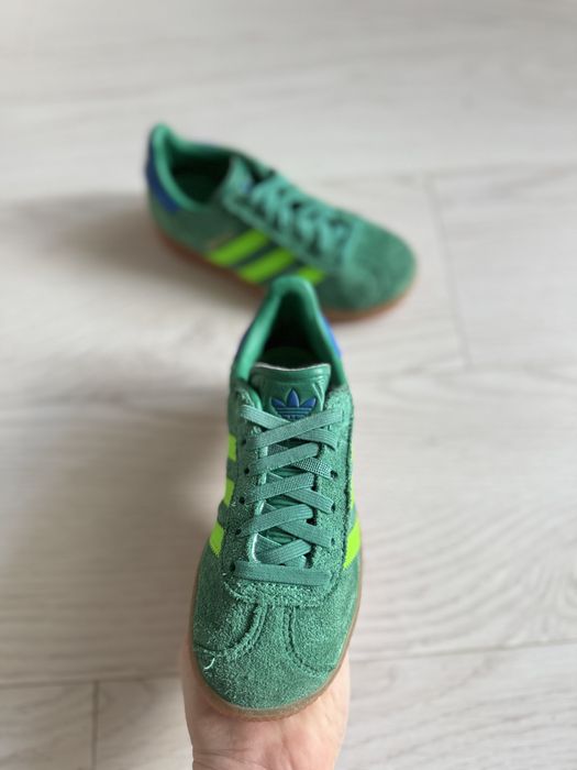 Дитячі кросівки кеди Adidas Gazelle CF EL C Green