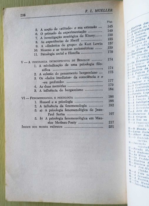 A Psicologia Contemporânea de Fernand L. Mueller