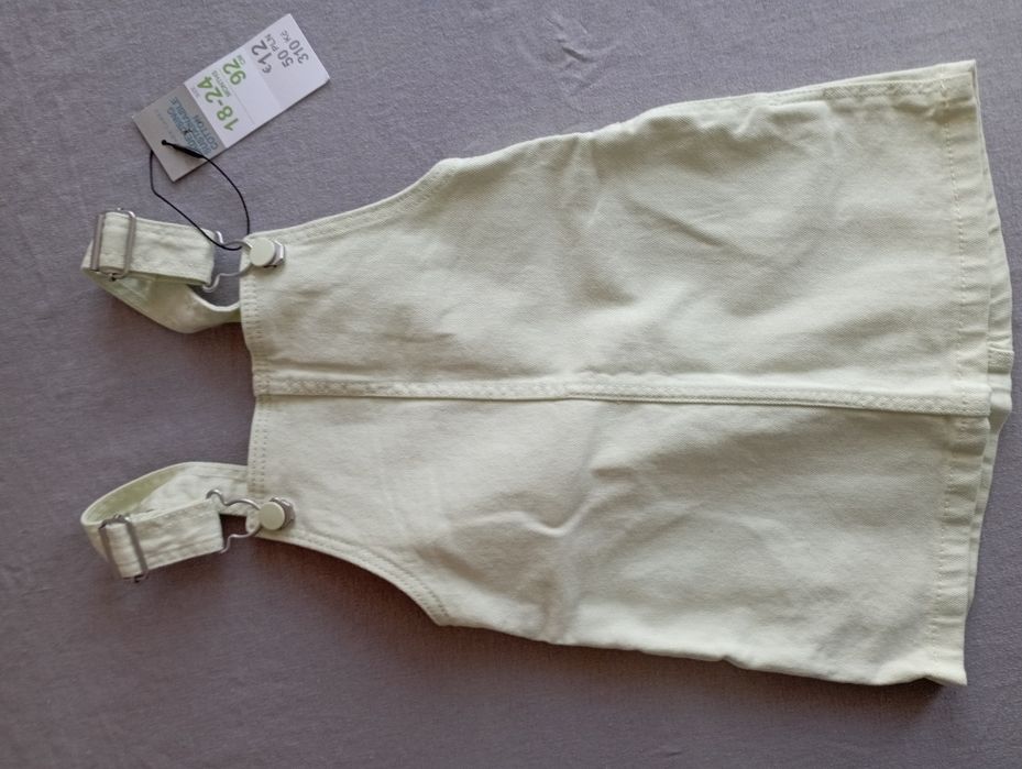 Sukienka ogrodniczki dżinsowa 92 Primark