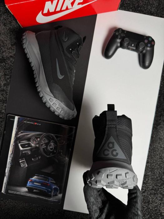Мужские кроссовки Nike ACG Mountain Fly High Black Grey [41-46р]