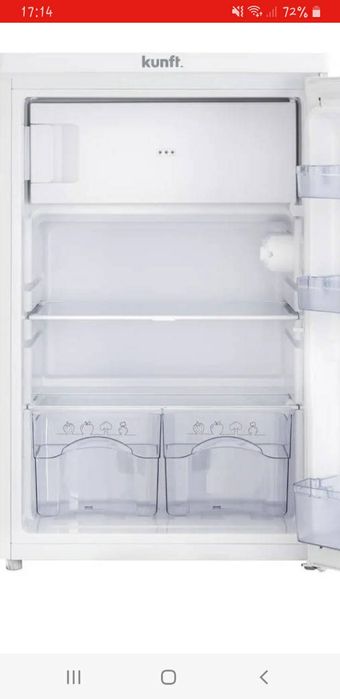 NOVO À ESTREIA Frigorifico KUNFT 109L A85xL55xP5 Compacto,refrigerador 95L,congelador 14LSistema frio estático