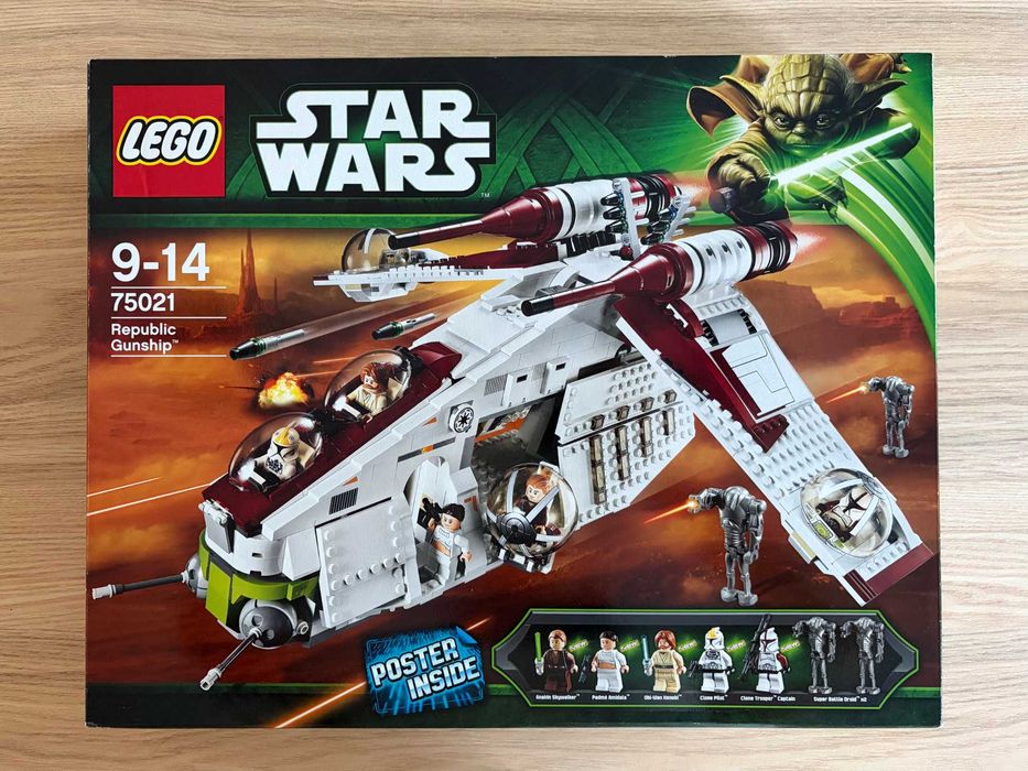 LEGO Star Wars 75021 Republic Gunship – NOVO E SELADO