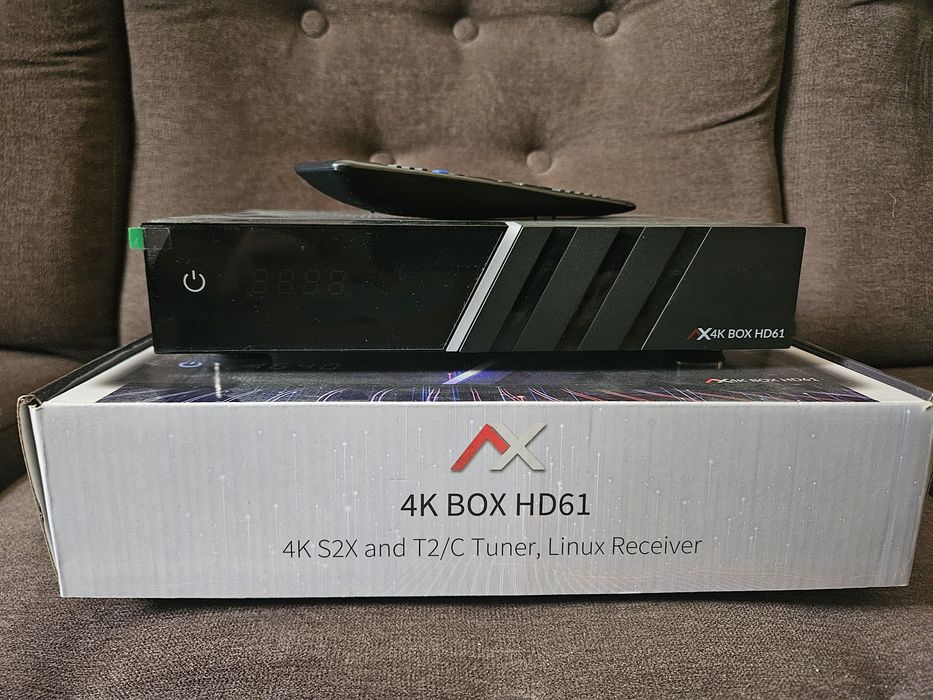 AX 4K BOX HD61 tuner sat tv Linux Enigma