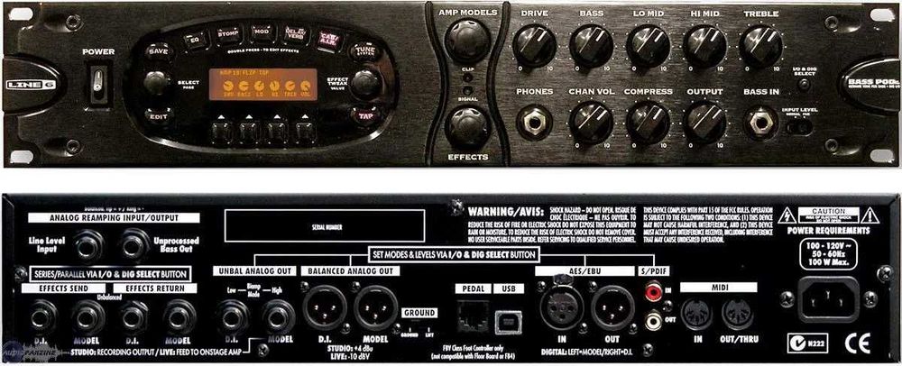 Line 6 Bass PODxt Pro Bass Preamplifier