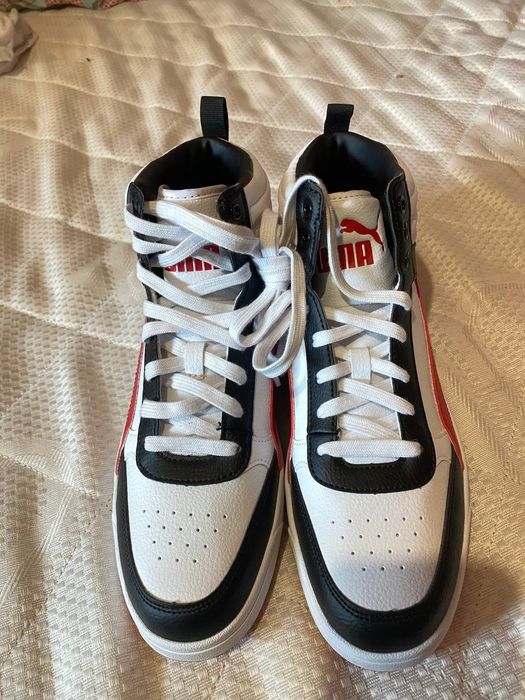 Кросівки чоловічі Puma Dribble Mid Sneakers White/Black