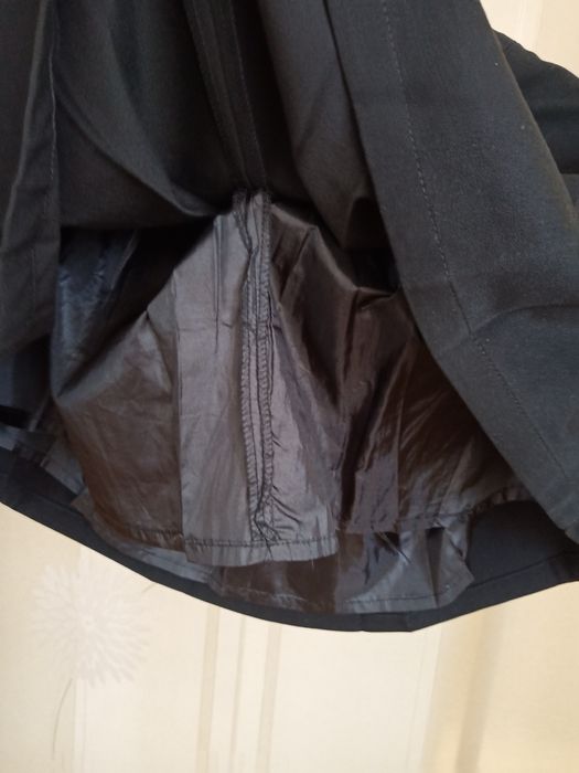 Черная юбка с карманамидля девочки в школу 8-9 лет размер 146