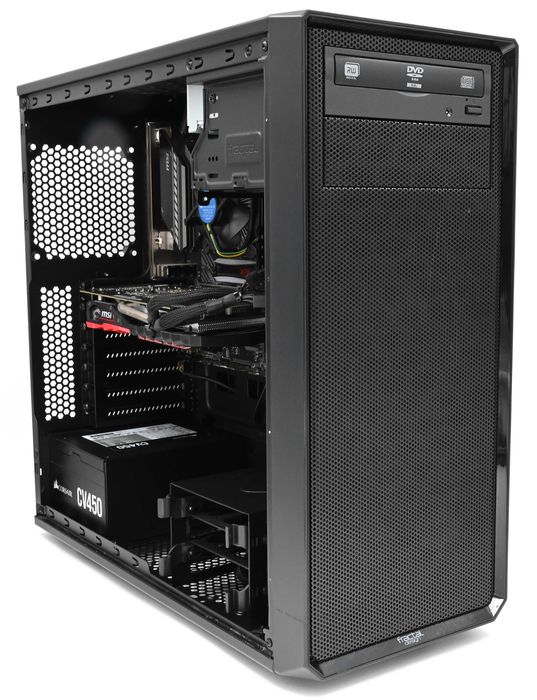 Komputer stacjonarny 16GB RAM DDR4 Intel i3 GTX 1050Ti 256GB SSD NVMe Windows 11