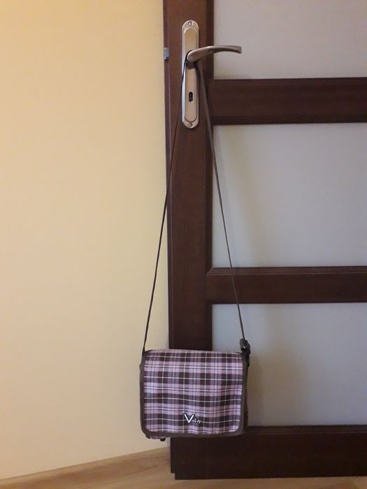 Torba młodzieżowa w kratę