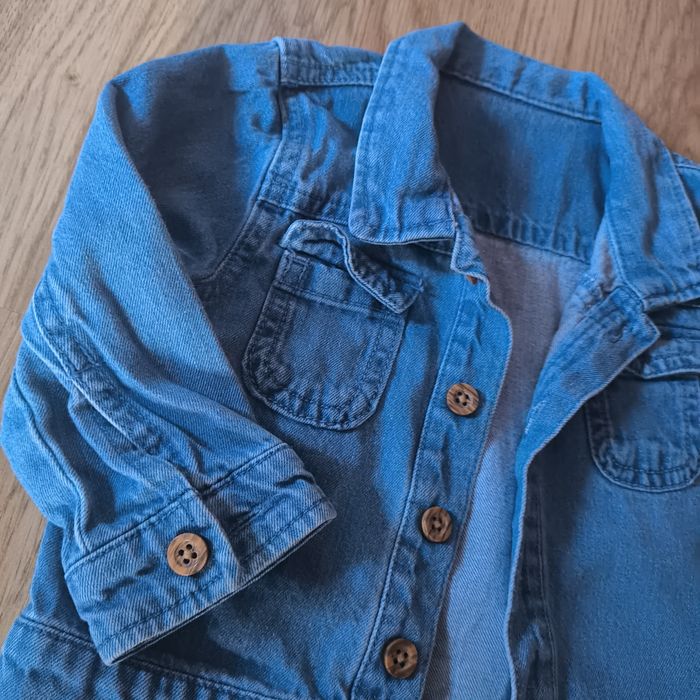 Kurka katana jeansowa dla chłopca George rozmiar 74