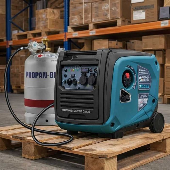 Agregat prądotwórczy Könner & Söhnen KS 4000iE G S LPG/Benzyna 4kW FV