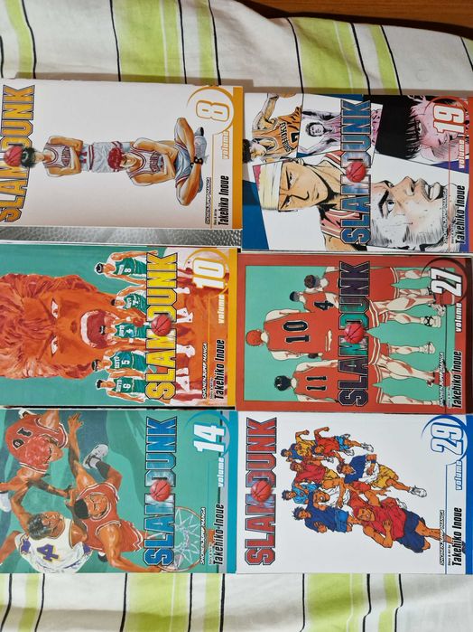 Manga Slam Dunk , Takehiko Inoue Vol.8; 10, 14; 19; 27; 29