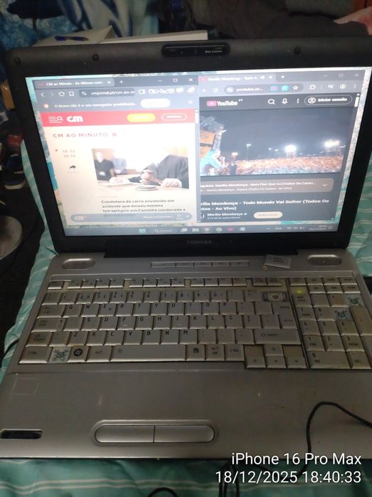 Toshiba L500 Windows 11 e Office 2019.  (Ler o texto )