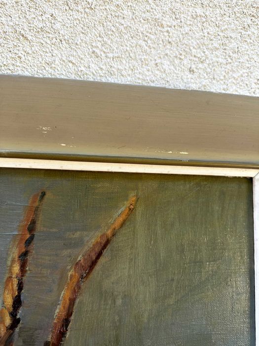 Obraz olejny – bukiet kwiatów, sygnowany T. Turek, 1979 r.