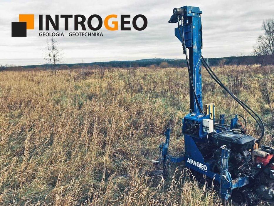 Geolog. Badania gruntu. Geotechnika. Odwierty geologiczne