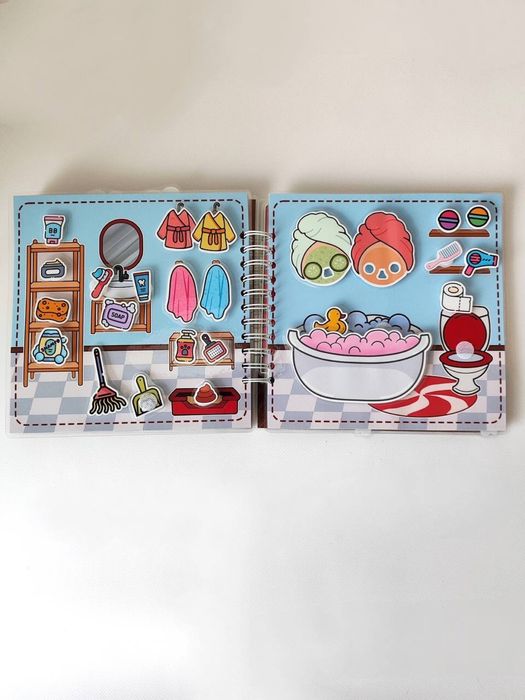 Тока Бока, Toca Boca новорічна книжечка на липучках