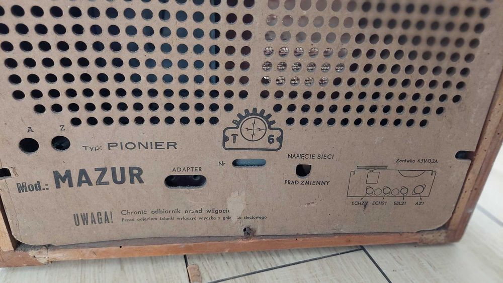 Pionier Mazur radio zabytkowe
