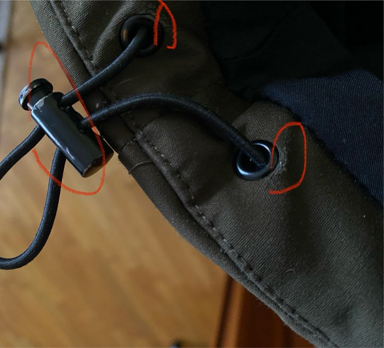 Чоловіча зимова куртка з капюшоном Zara розмір L