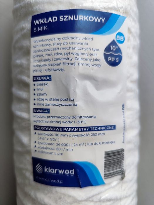Wkład sznurkowy 5MIK.