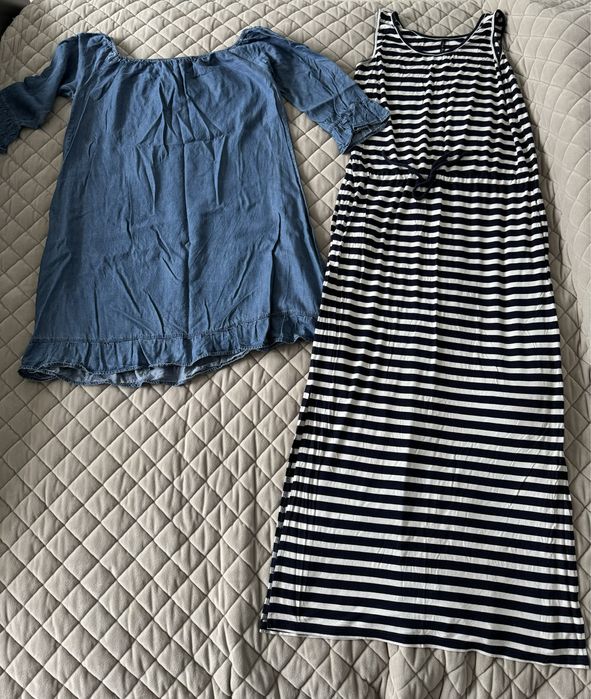 Sukienki ciążowe 5 szt rozm 38-40/M-L