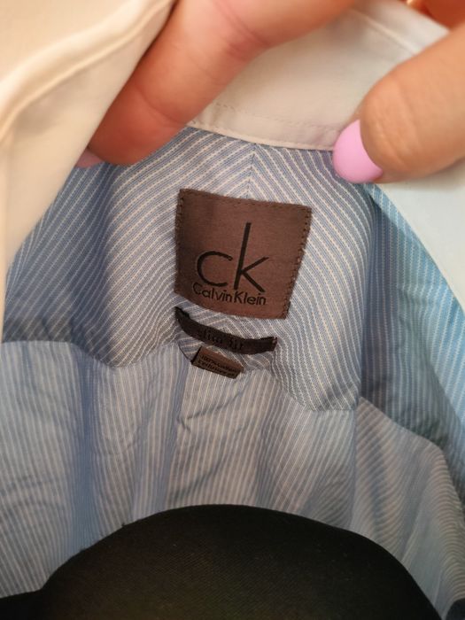 Niebieska koszula męska Calvin Klein M