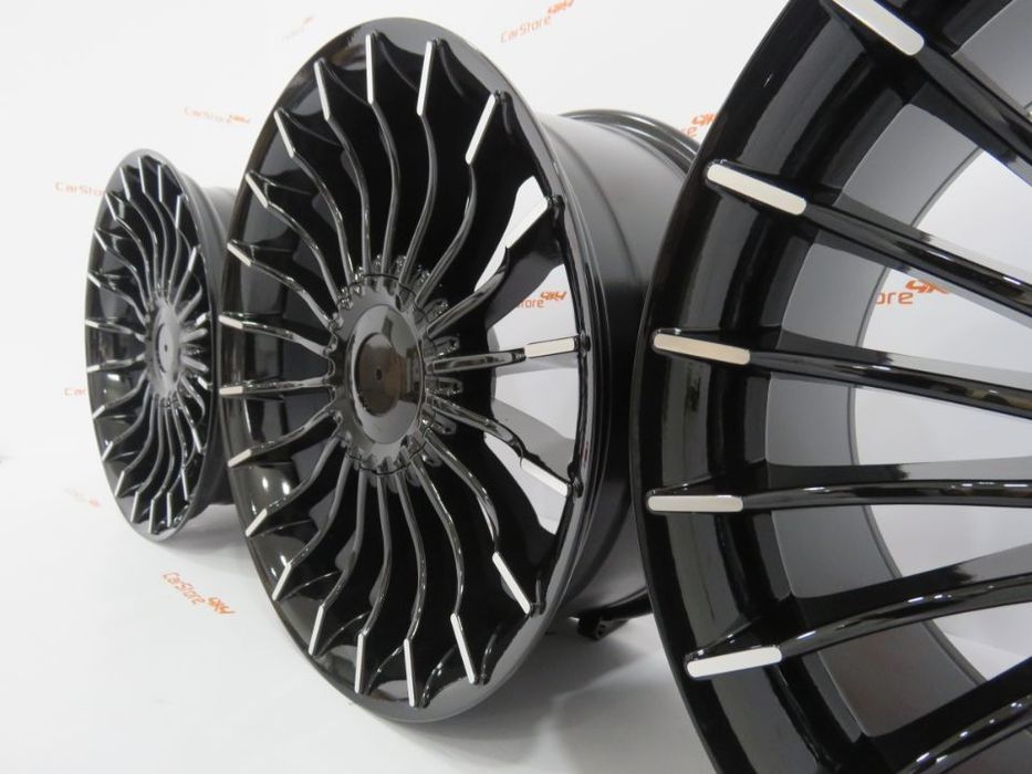 Jantes Look Bmw Alpina 18 '' 8.5+9.5 et20 5x120 Preto Brilhante