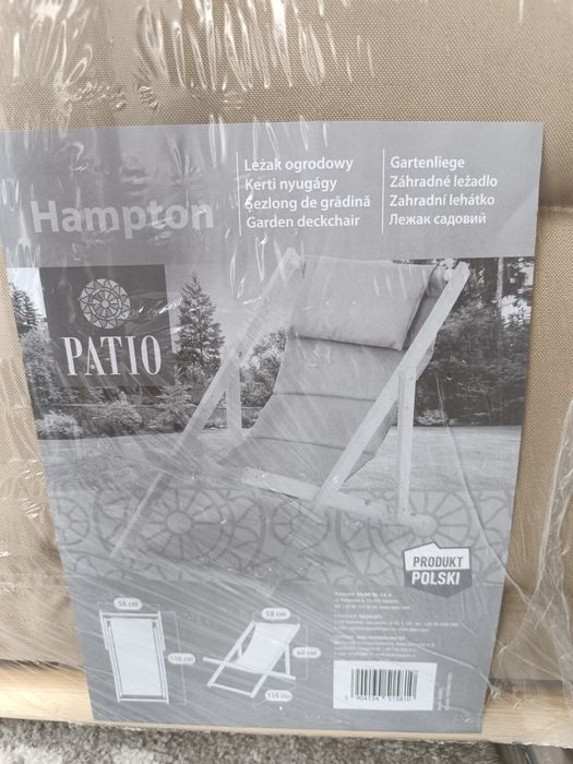 Leżak ogrodowy Hampton lux