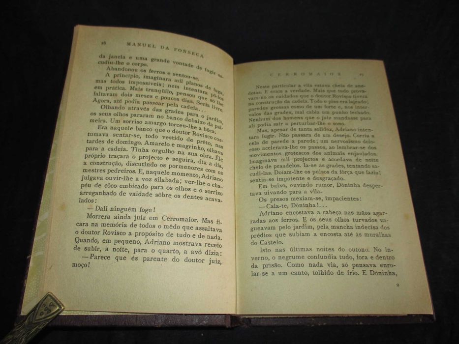Livro Cerromaior Manuel da Fonseca 2ª edição 1943