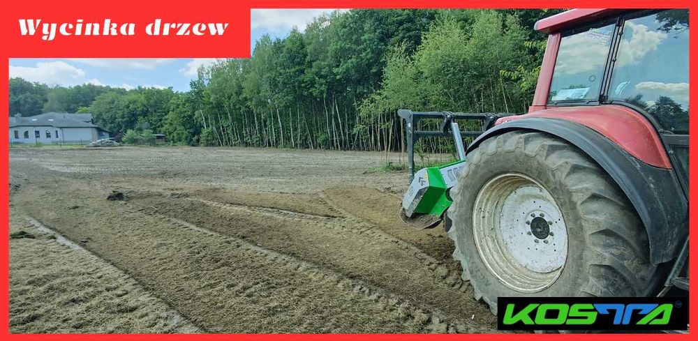 Karczowanie + Wycinka drzew + Mulczer wgłębny od 500m2 | Częstochowa, Myszków, Kłobuck | Czyszczenie działek